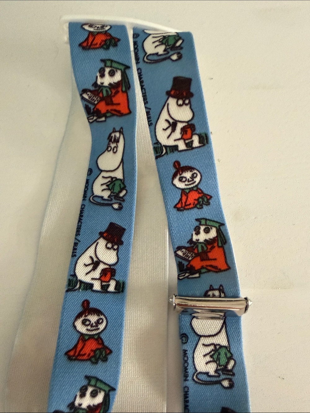 Moomin Characters Light Blue Kids Suspenders - Picture 4 of 5